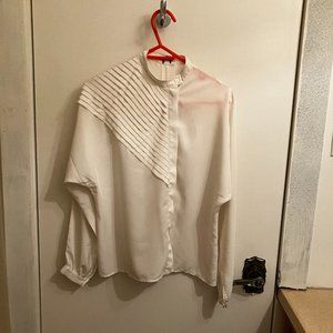 Sally Star size small(5/6) cream blouse